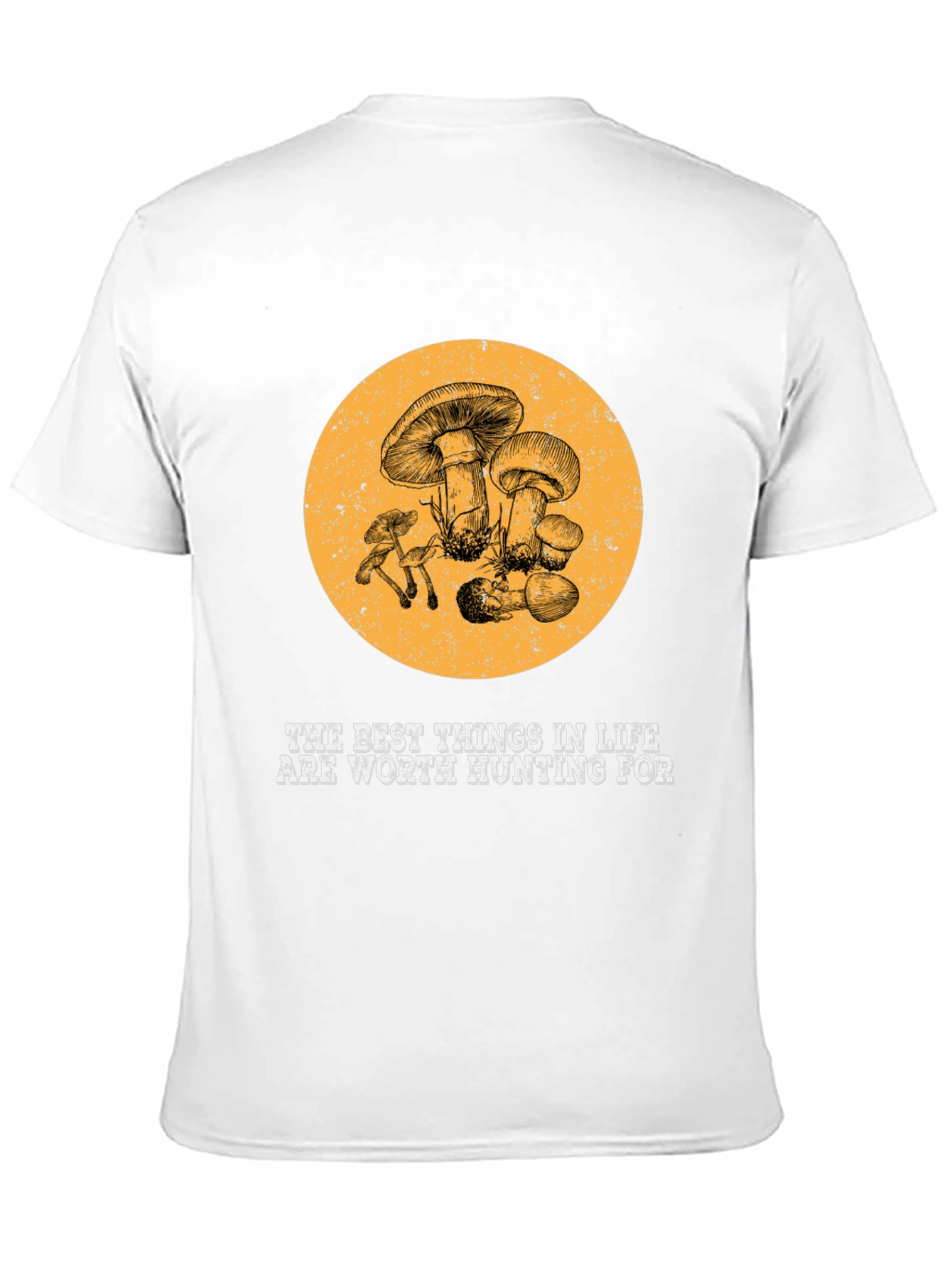 Camiseta Negra Caza de Setas