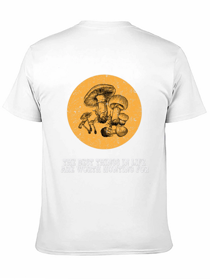 Camiseta Negra Caza de Setas