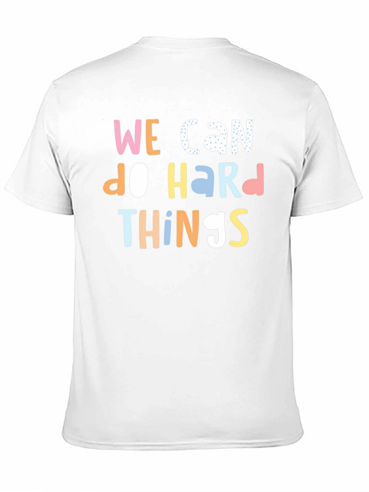 Camiseta Negra con Frase Motivacional