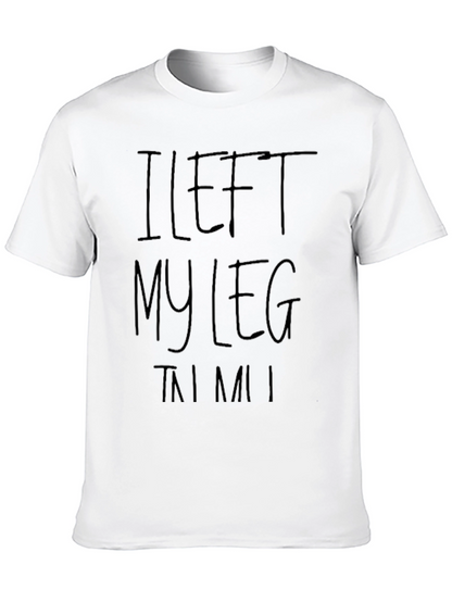 Camiseta Negra I Left My Leg In MIAMI