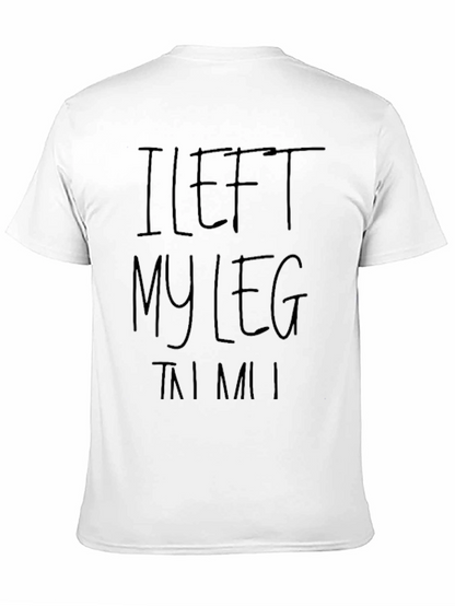 Camiseta Negra I Left My Leg In MIAMI