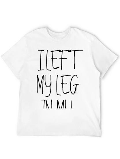 Camiseta Negra I Left My Leg In MIAMI