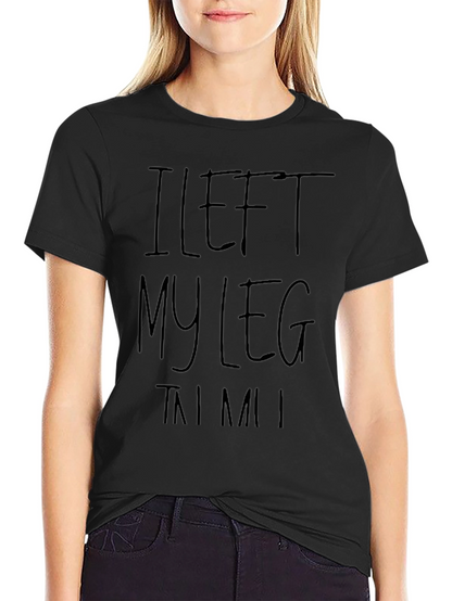 Camiseta Negra I Left My Leg In MIAMI