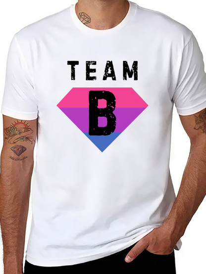 Camiseta Team B Bisexual Pride
