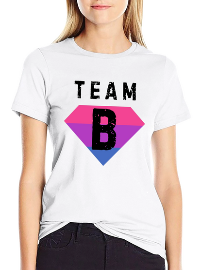 Camiseta Team B Bisexual Pride