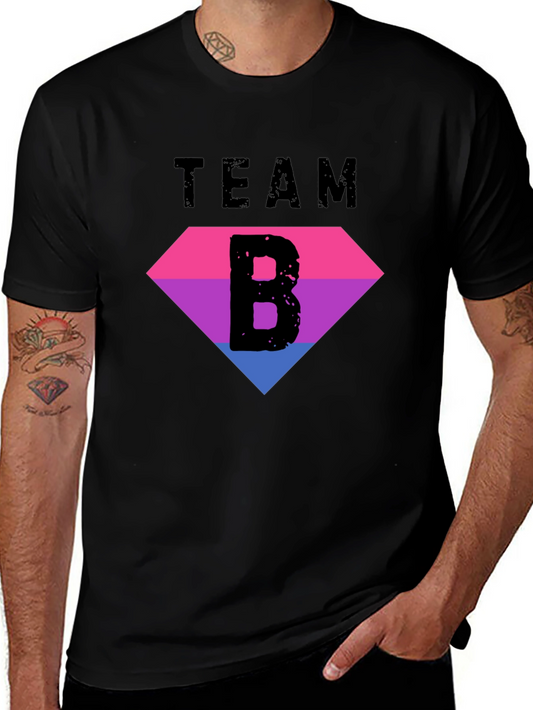 Camiseta Team B Bisexual Pride