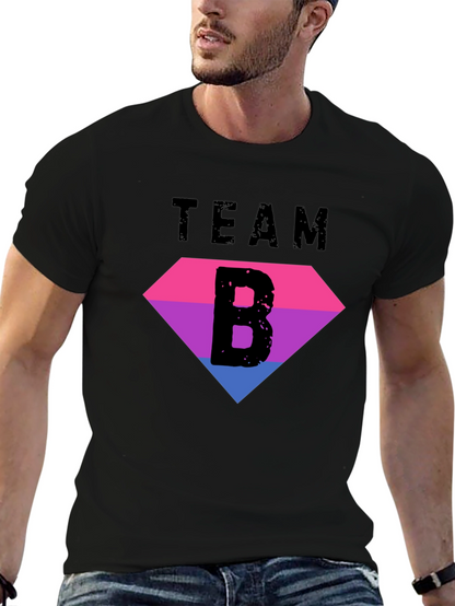 Camiseta Team B Bisexual Pride