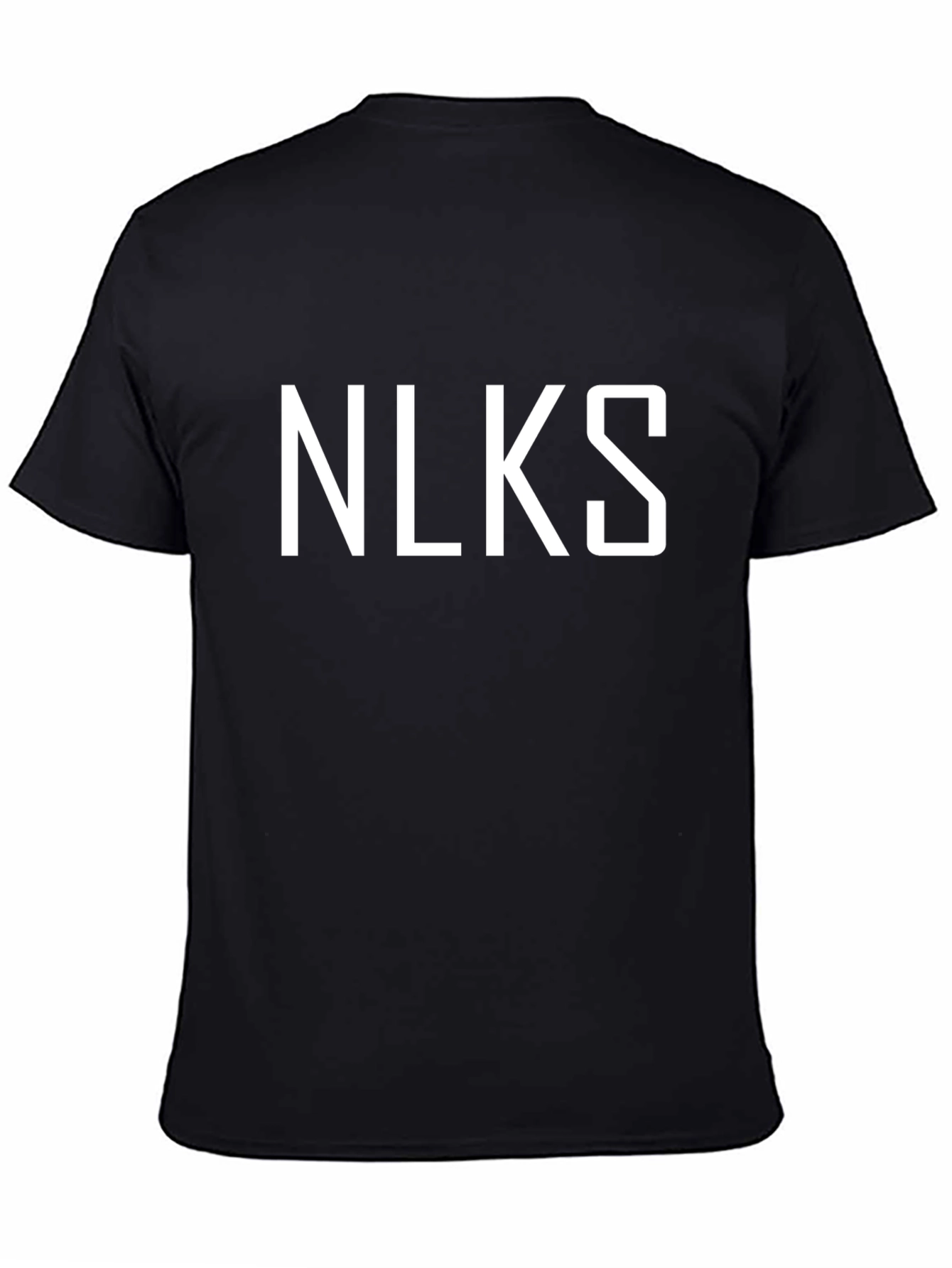Camiseta Negra con Diseño NLKS para Hombre