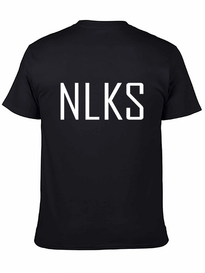 Camiseta Negra con Diseño NLKS para Hombre