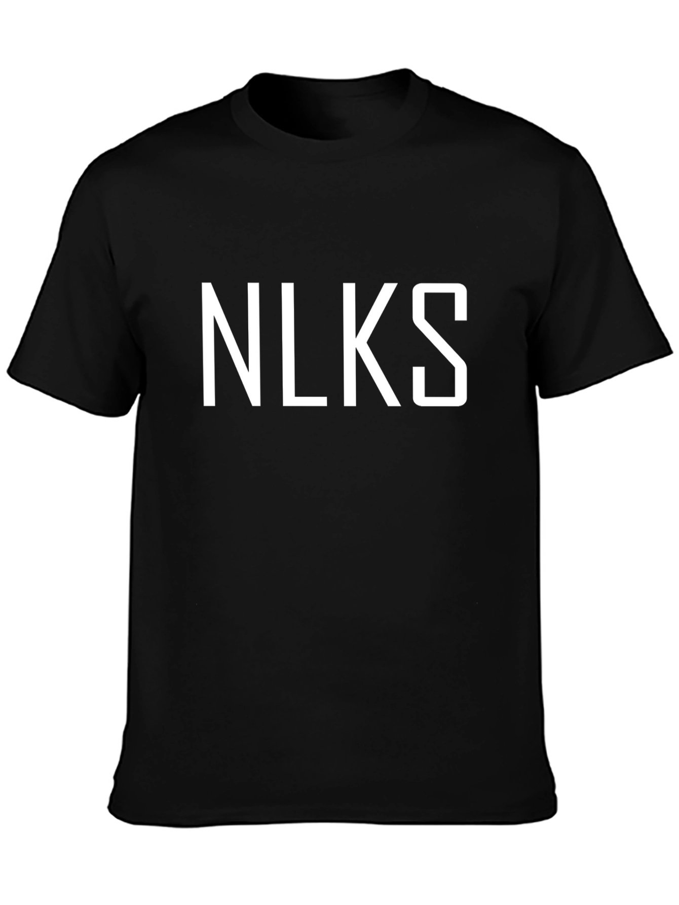 Camiseta Negra con Diseño NLKS para Hombre