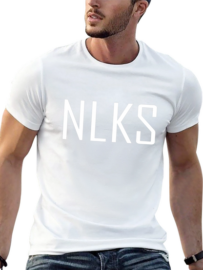 Camiseta Negra con Diseño NLKS para Hombre