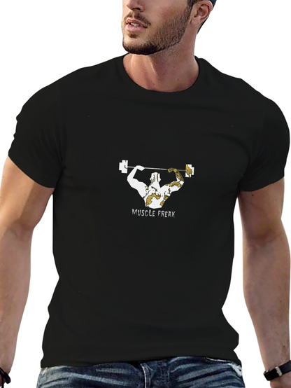 Camiseta Negra Muscle Freak
