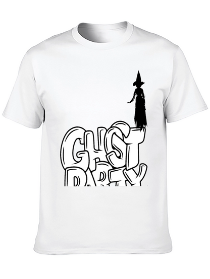 Camiseta Negra Ghost Party Halloween