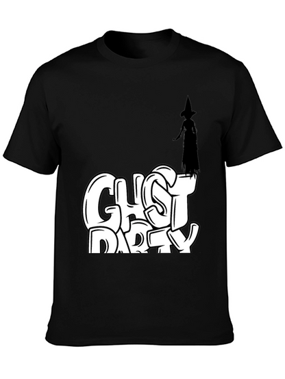 Camiseta Negra Ghost Party Halloween