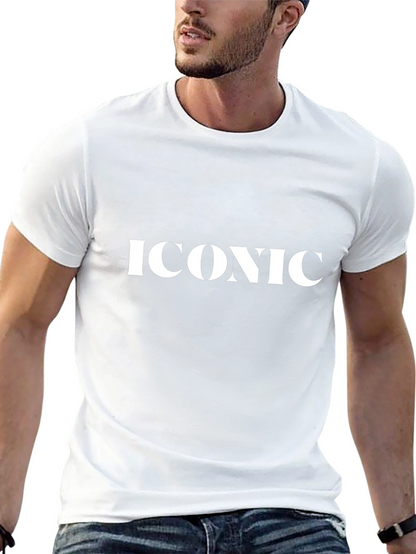 Camiseta Negra Icónica para Hombre