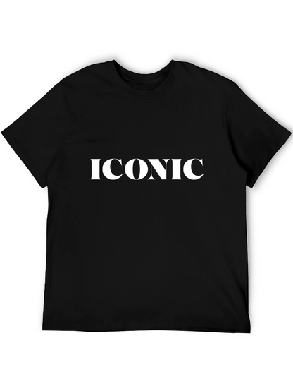Camiseta Negra Icónica para Hombre