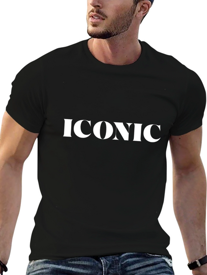Camiseta Negra Icónica para Hombre