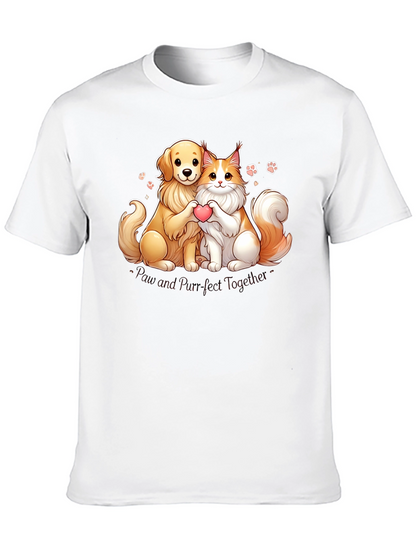 Camiseta Paw and Purr-fect Together