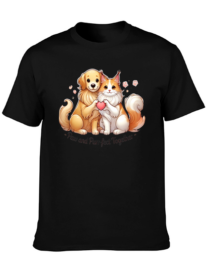 Camiseta Paw and Purr-fect Together