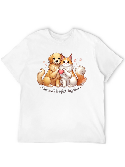 Camiseta Paw and Purr-fect Together