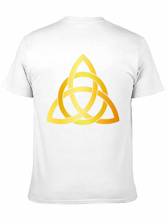 Camiseta Negra con Nudo Celta Dorado