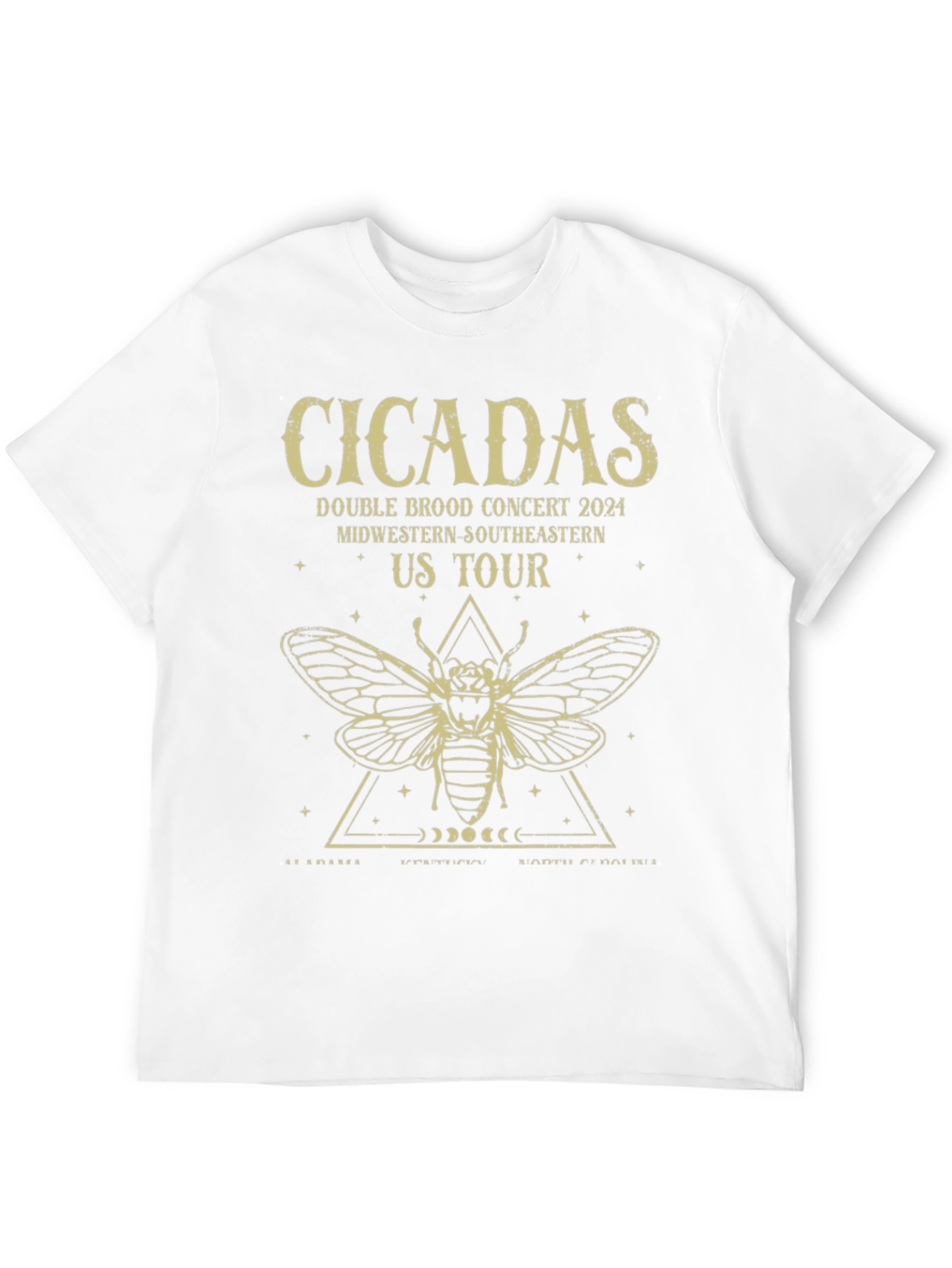 Camiseta Negra Cicadas Tour 2024