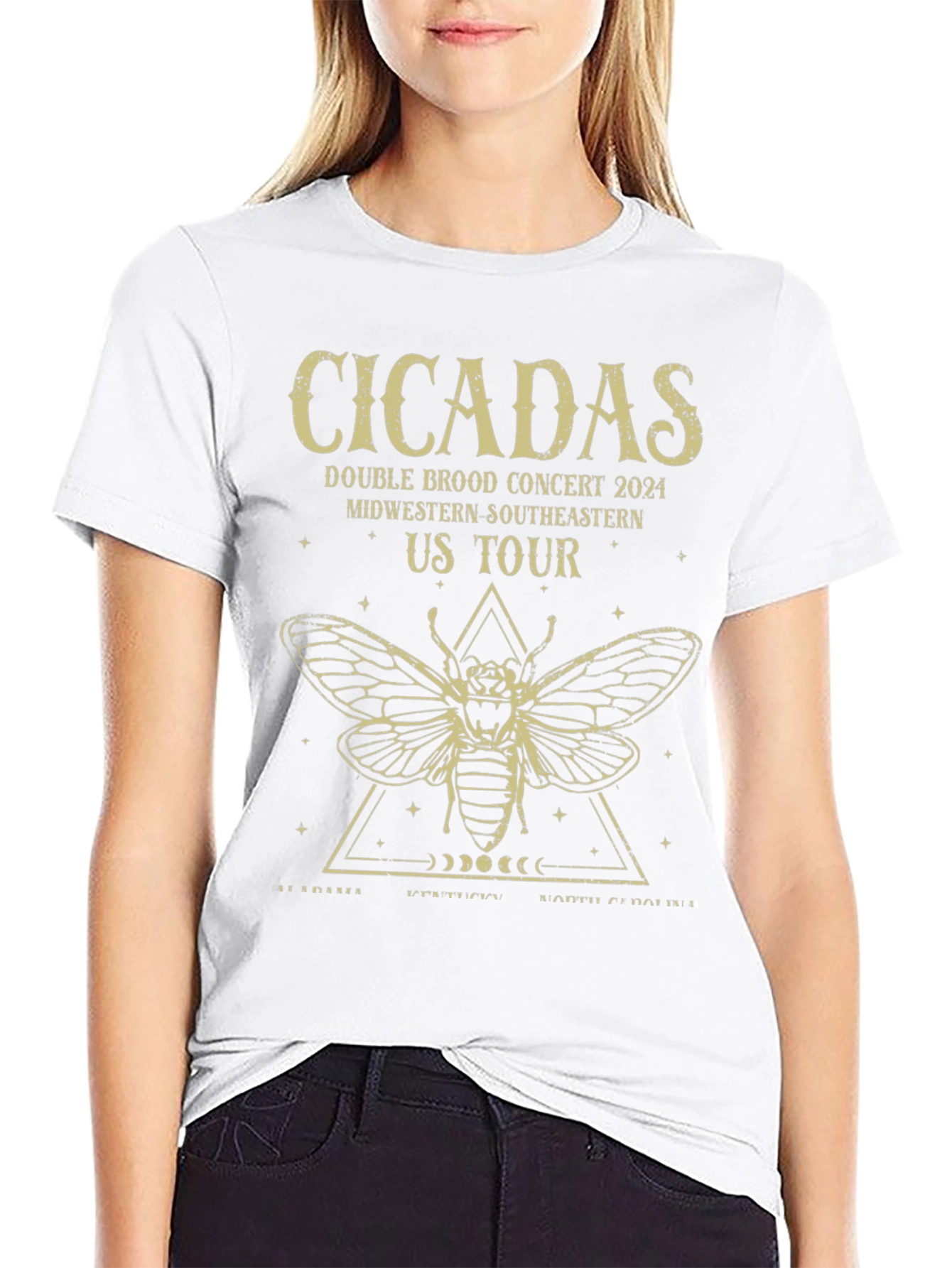 Camiseta Negra Cicadas Tour 2024