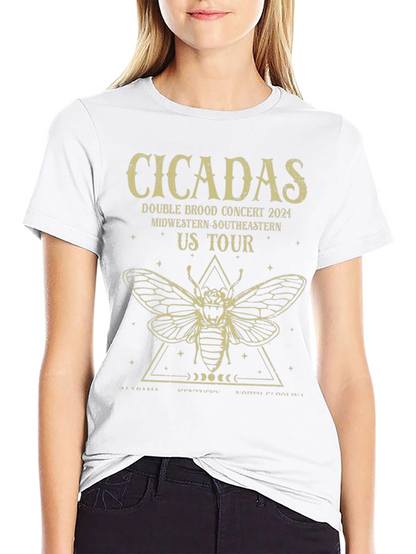 Camiseta Negra Cicadas Tour 2024