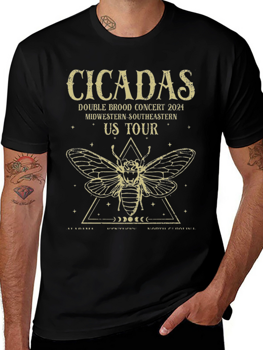 Camiseta Negra Cicadas Tour 2024