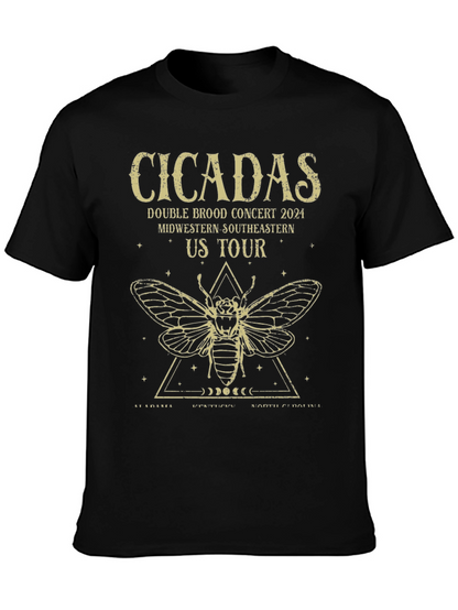 Camiseta Negra Cicadas Tour 2024