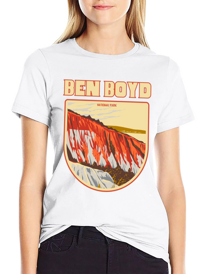 Camiseta Negra Ben Boyd National Park para Hombre