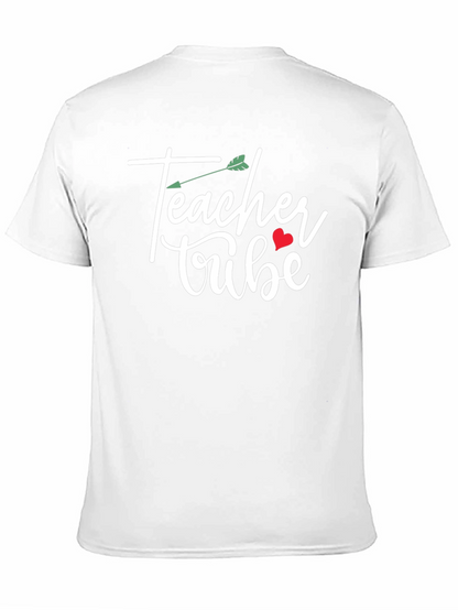 Camiseta Negra Teacher Tribe con Diseño Original