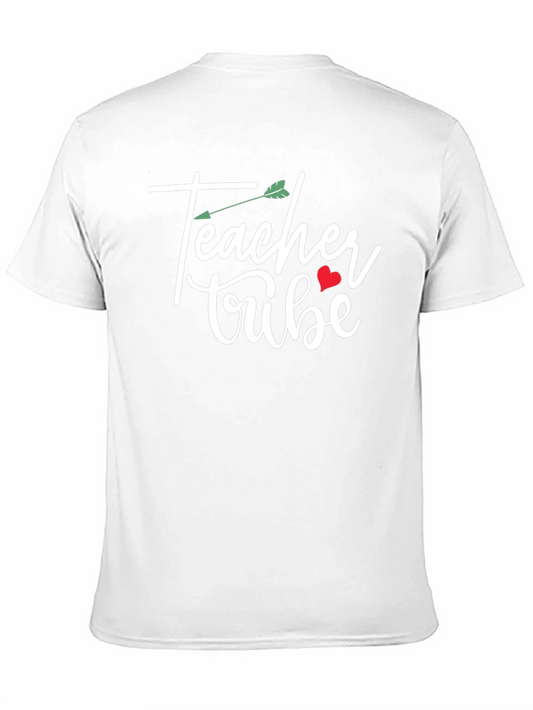 Camiseta Negra Teacher Tribe con Diseño Original