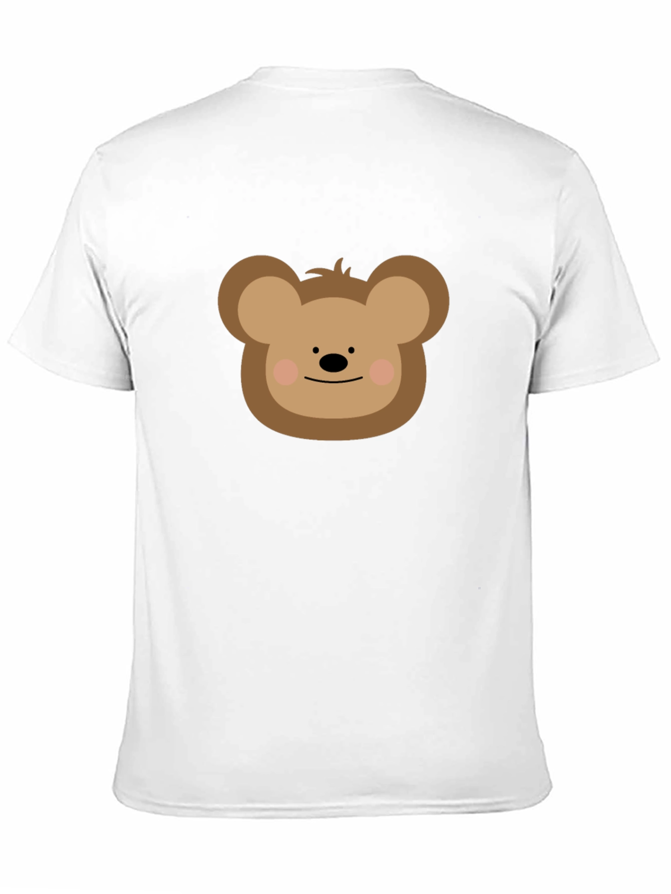 Camiseta Negra con Diseño de Oso Adorable