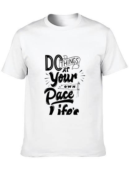 Camiseta Negra con Diseño Motivacional Inspiradora