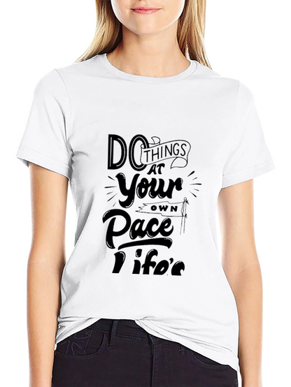 Camiseta Negra con Diseño Motivacional Inspiradora