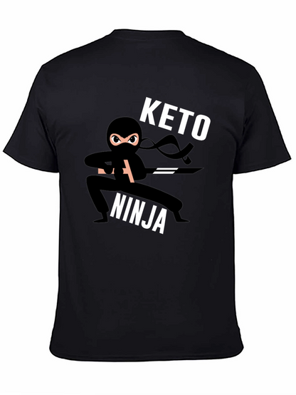 Camiseta Negra Keto Ninja para Hombre