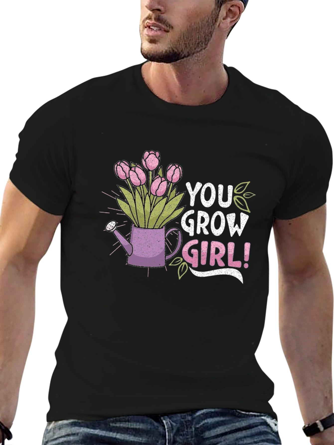 Camiseta Negra You Grow Girl!