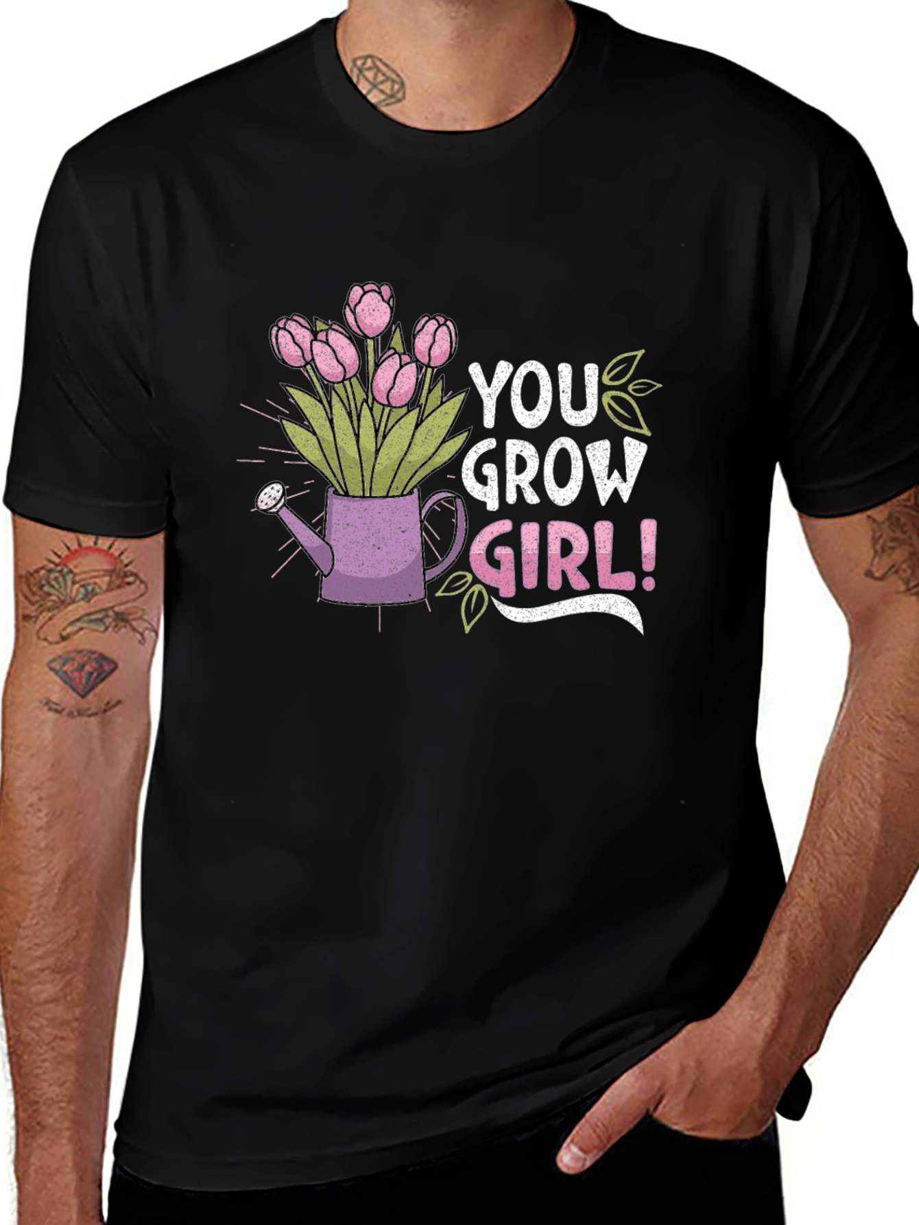 Camiseta Negra You Grow Girl!