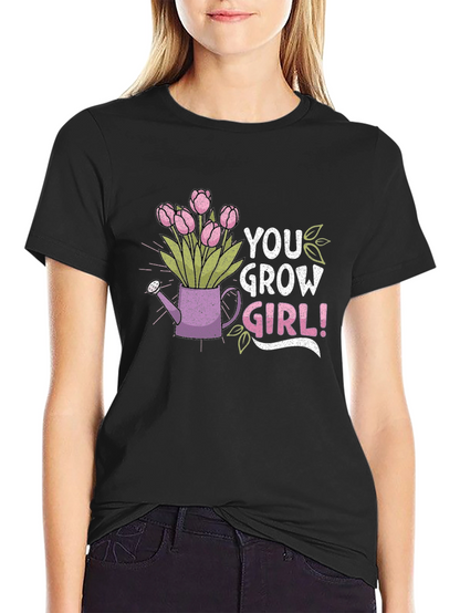 Camiseta Negra You Grow Girl!