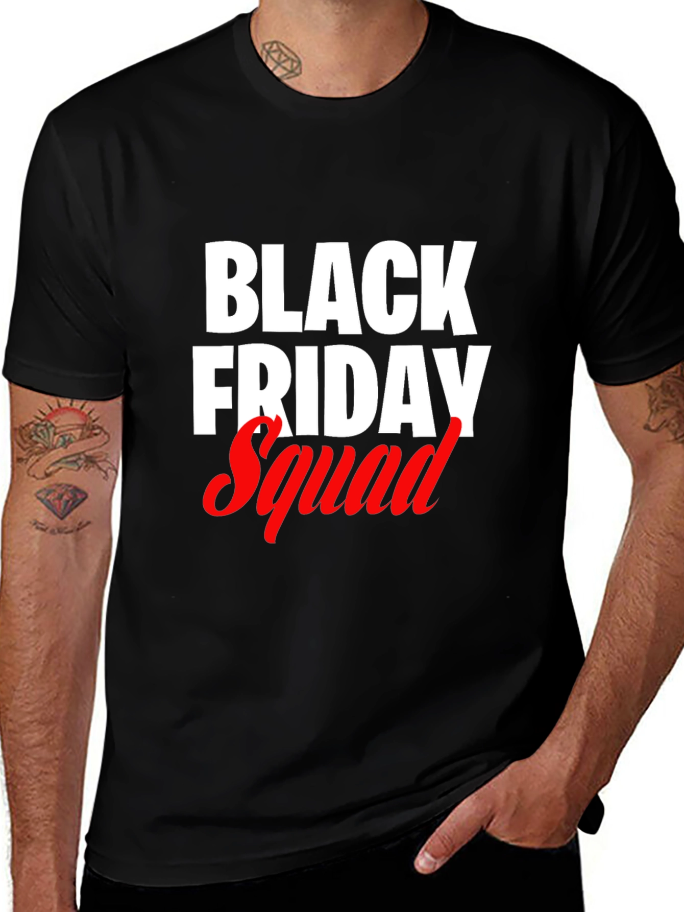Camiseta Negra Black Friday Squad