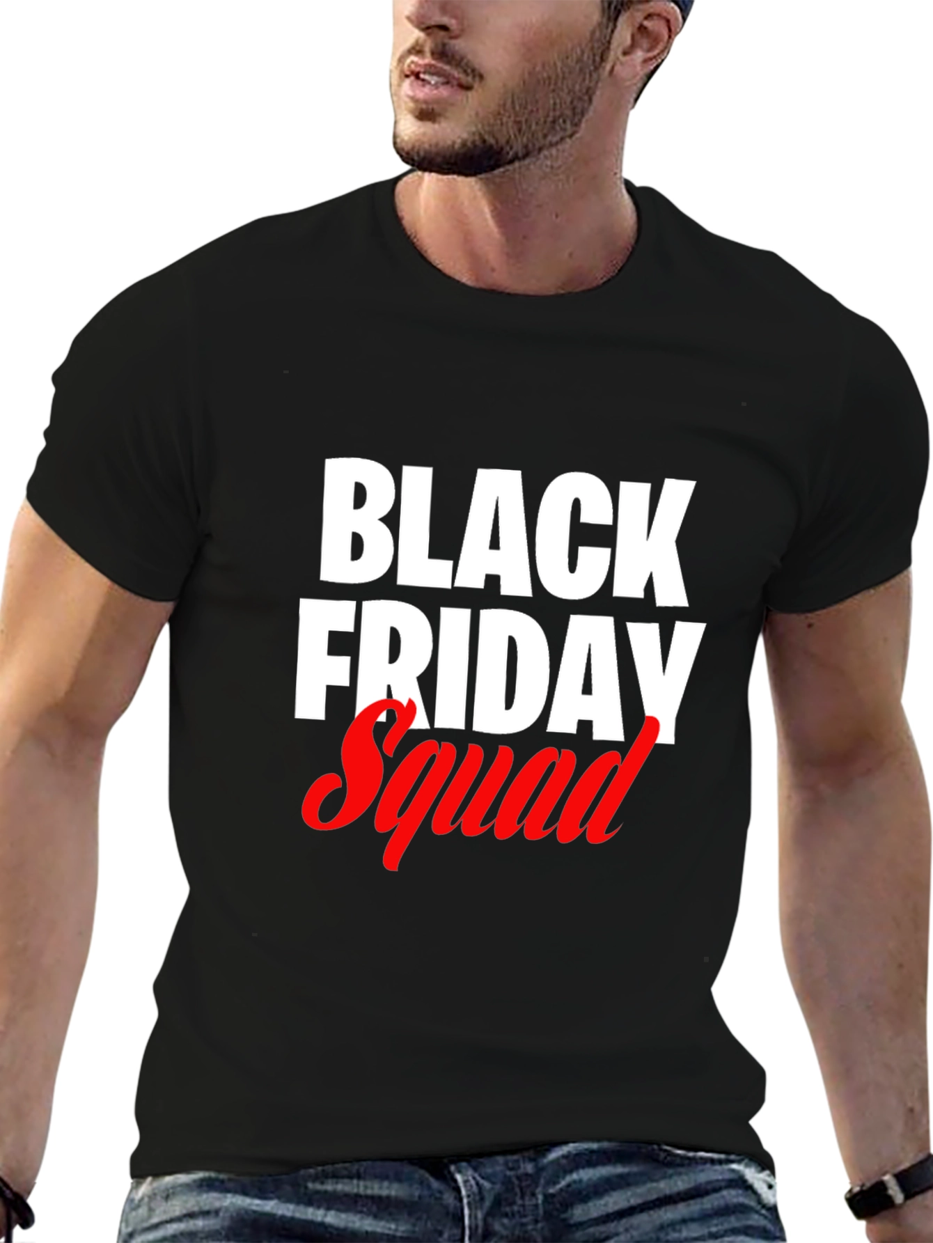 Camiseta Negra Black Friday Squad