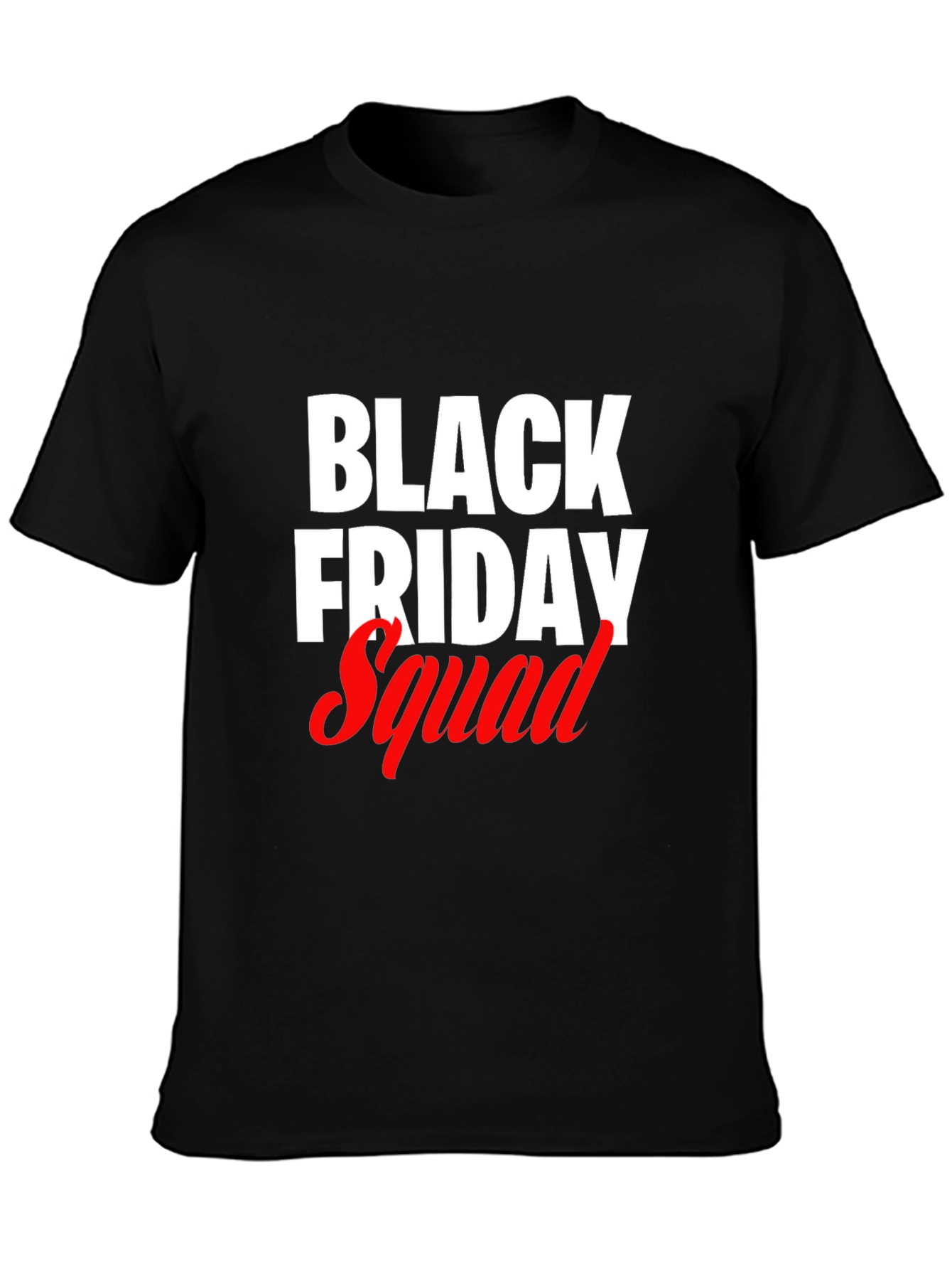Camiseta Negra Black Friday Squad
