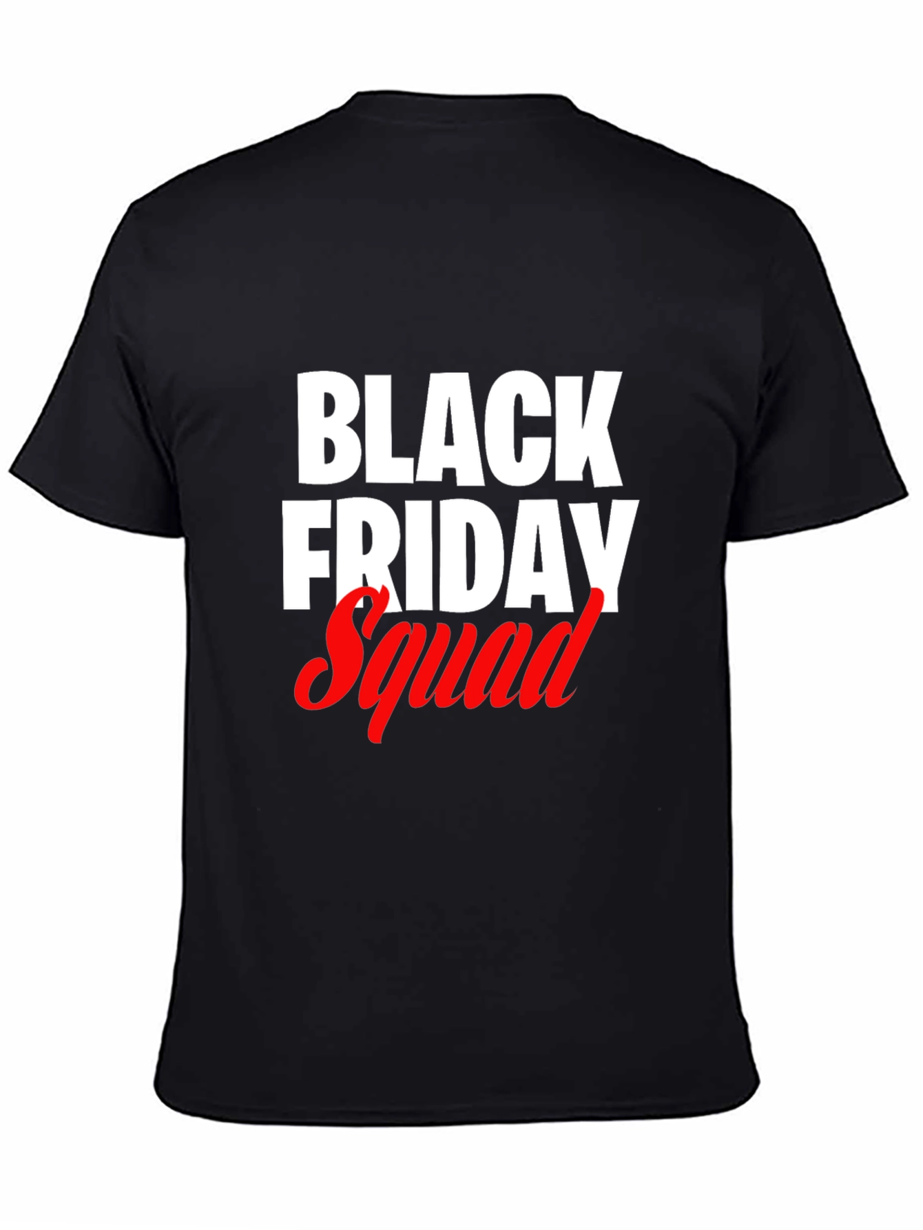 Camiseta Negra Black Friday Squad