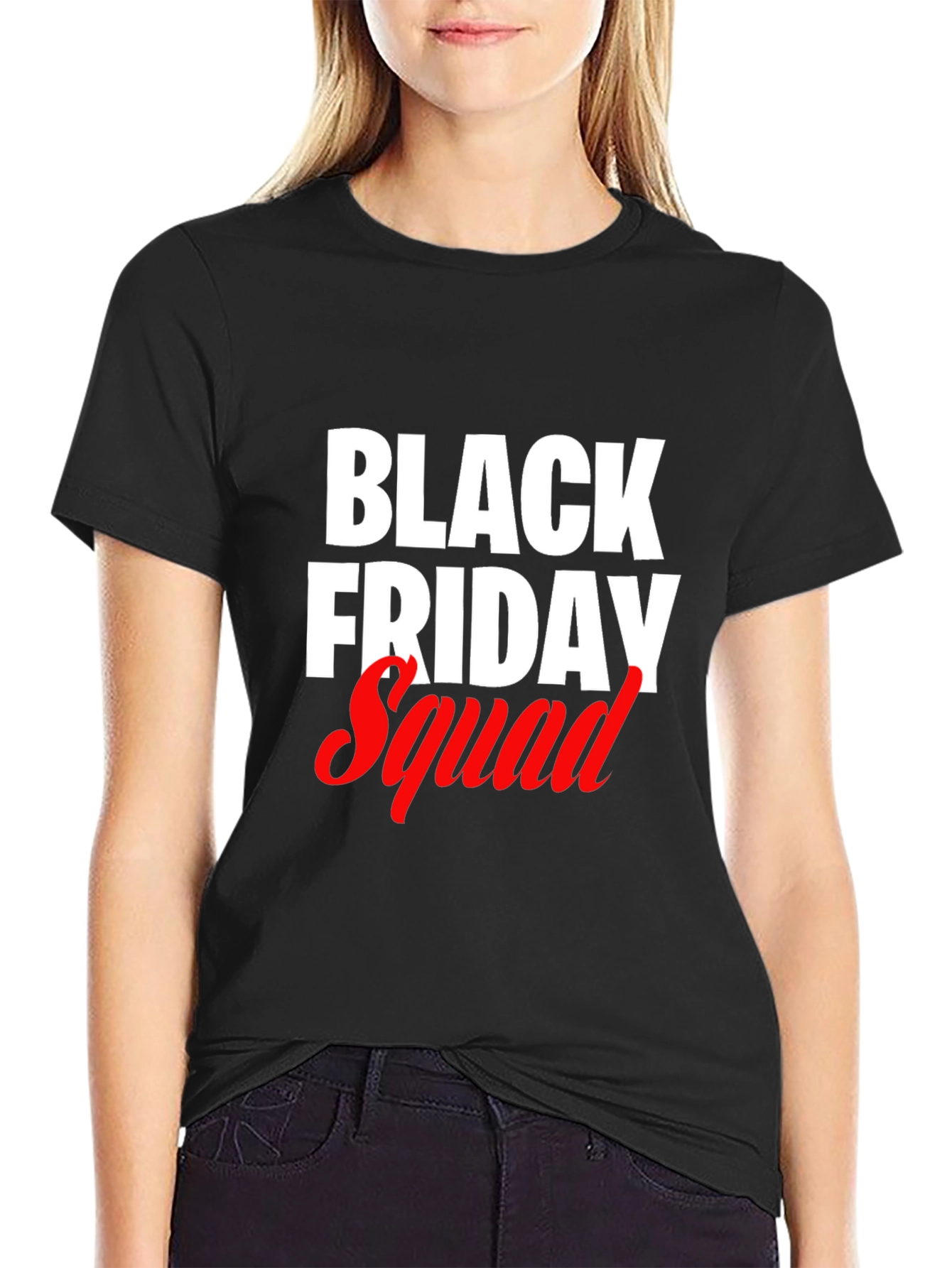 Camiseta Negra Black Friday Squad