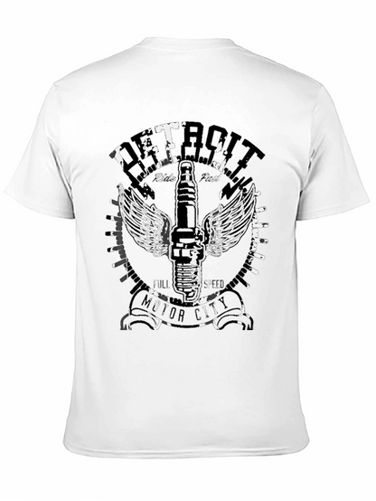 Camiseta Negra Detroit Motor City