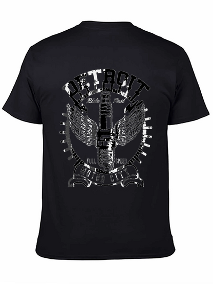 Camiseta Negra Detroit Motor City