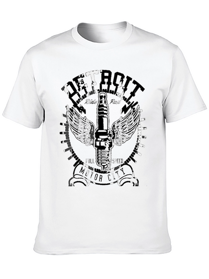 Camiseta Negra Detroit Motor City