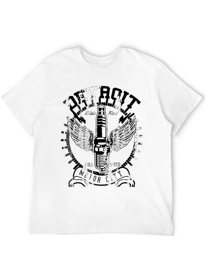 Camiseta Negra Detroit Motor City