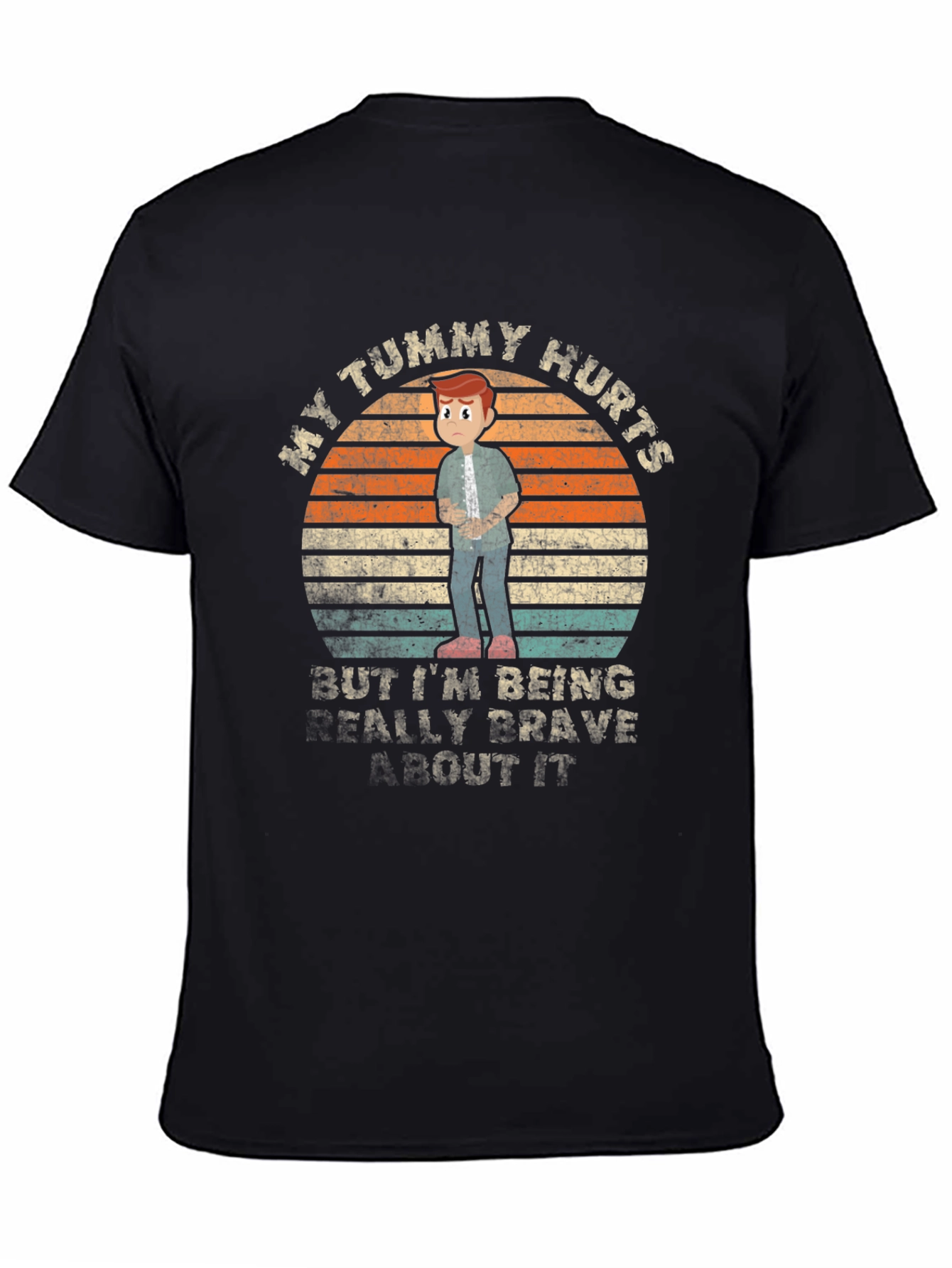 Camiseta Unisex My Tummy Hurts para Adultos